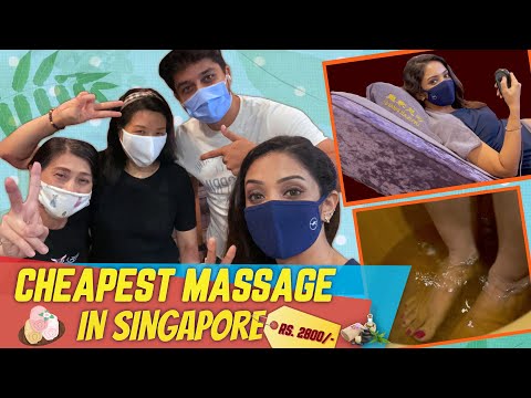 Cheapest Massage in Singapore 💆‍♀💆‍♂ | China town | Diya & karthik 👩‍❤️‍👨 | Foot Reflexology 🦶