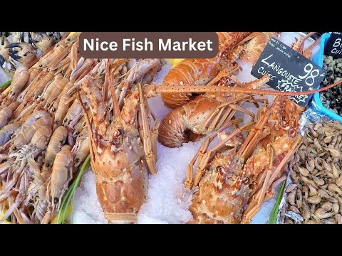 The Ultimate Seafood Paradise: Nice's Biggest Fish Market | Cours Saleya Fish Market | Nice Seafood