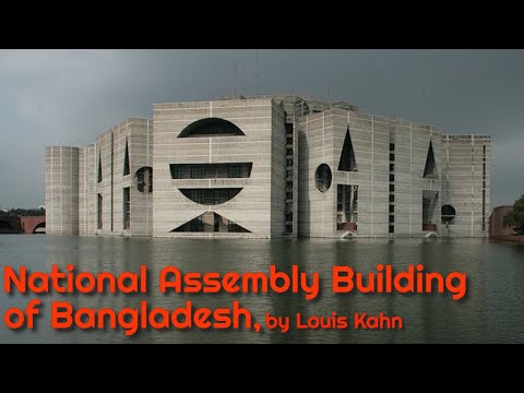 National Assembly Building of Bangladesh by Louis Kahn