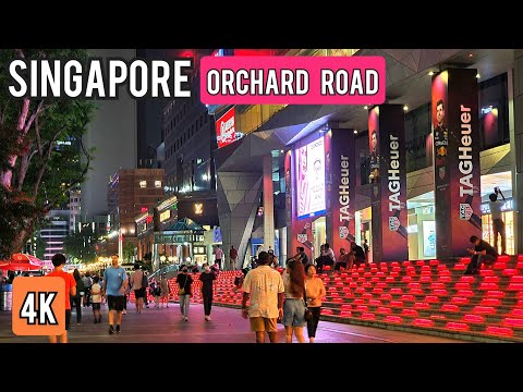 Singapore Luxury Shopping Street | Orchard Road Walking Tour