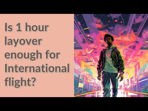 Is 1 hour layover enough for International flight?