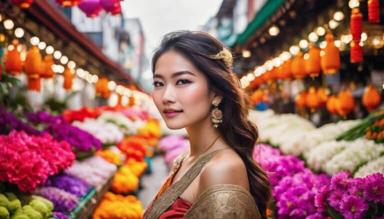 Blooming Beauties: Exploring The Vibrant Chinatown Flower Market In Bangkok, Thailand